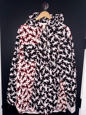 Marni Dance Bunny Hooded Button-down Overshirt